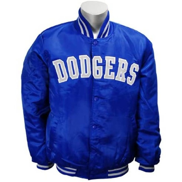 GIII MLB Los Angeles Dodgers Satin Jacket - Picture 1 of 3